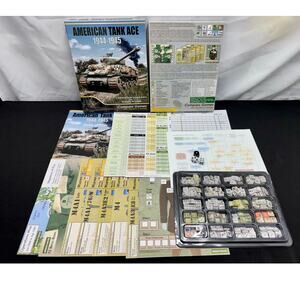 Compass Games American Tank Ace 1944-1945, Complete with Extra Self-Guides